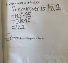 Solved 9 Solve The Percent Equation