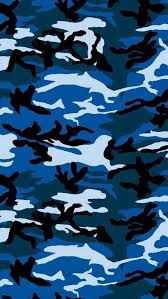 Blue Camouflage Wallpaper Enjpg