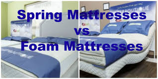 Spring mattresses aren't always squeaky and full of coils that poke you while you're sleeping. Memory Foam Vs Spring Mattress