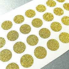 Glitter Polka Dot Wall Stickers Spots