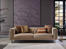 Bellona Montego Living Room Set Sofa Dark Vizon