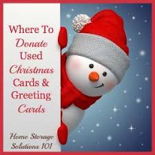 where to donate used christmas cards