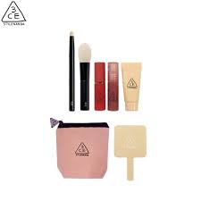 3ce lip foundation with pink pouch