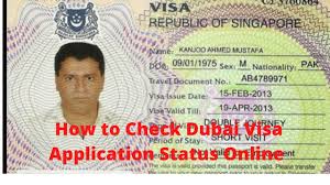 check singapore visa application status