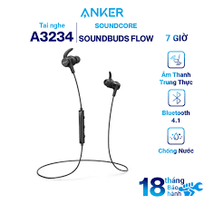 Tai Nghe Bluetooth Anker SoundBuds Flow - A3234 - Hàng Chính Hãng - Tai Nghe  Bluetooth Nhét Tai