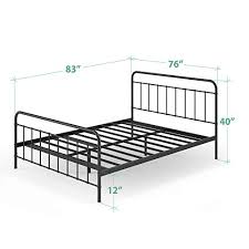 zinus florence metal platform bed