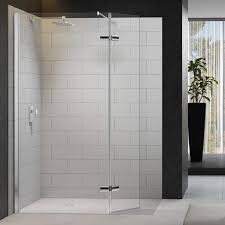 Merlyn 8 Series Shower Wall With Hinged