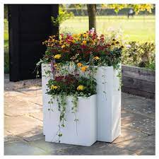 H91cm Large Tall Trough Planter With Insert