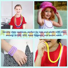 sensory chew necklace for boys and