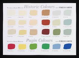 Colour Chart For V A Traditional Paints Paint Color Chart