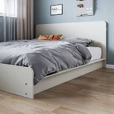 medwin wooden bed frame white uk size