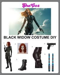 black widow cosplay shecos