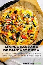 sausage breakfast pizza copycat recipe
