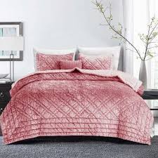 Velvet Quilt Velvet Double Bed Quilt