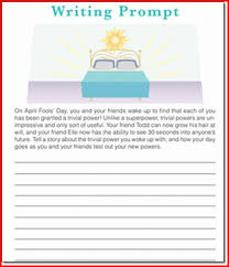 Writing Prompts Worksheets   Narrative Writing Prompts Worksheets