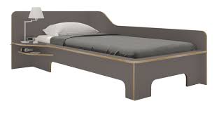 Plane Single Bed Anthracite