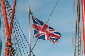 british flag on a ship mast free