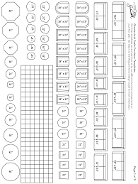 You can then print both 8.5x11 size pages on your printer at home. Quarter Inch Scale Furniture Templates Fairy Godmother Download Printable Pdf Templateroller