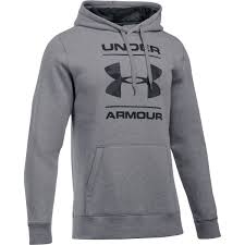 Under Armour Mens Rival Camo Blocked Logo Pullover Hoodie