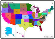 United States Map, Map of USA States, List of States in USA