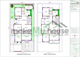 Buy 46x91 House Plan 46 By 91 Front