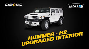 hummer h2 upgraded interior you
