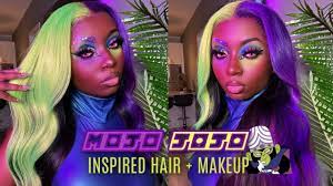 mojo jojo inspired hair makeup the