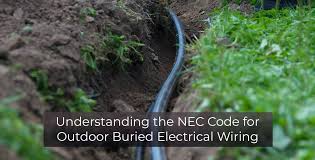 Buried Electrical Wiring