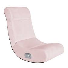 Multimedia chairs take you to the next level of entertainment experience. 2 0 Bt Audio Multi Media Gaming Chair Velvet Light Pink X Rocker