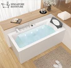 A large and long container in which people take baths or showers. Moscow Whirlpool Bathtub Singapore Bathtubs