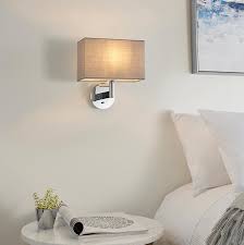 Owen Switched Bedside Wall Light Chrome
