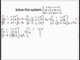 Solve 3x3 System Reduced Row Echelon