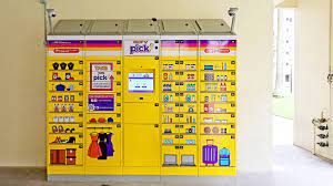 collect parcels from lockers