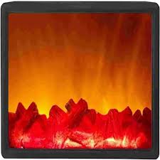 Artificial Led Fireplace With Realistic