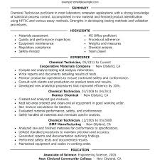 Lab Technician Resume Lab Technician Resume Objective