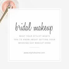 bridal makeup appointments do s and