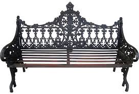 victorian cast iron garden bench cast