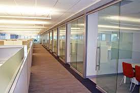office glass partitions walls panels