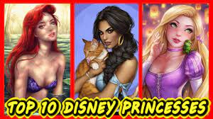 Top 10 🔥 Hottest Disney Princesses - YouTube