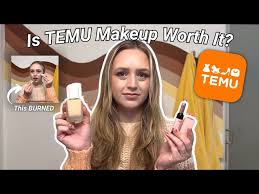 unsponsored temu makeup review i