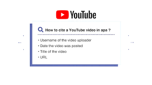 cite a you video in apa in 2023