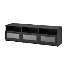 Les grands tiroirs du banc tv vous permettent de ranger des jeux, des télécommandes, des câbles et les jouets des petits. Brimnes Banc Tv Noir 180x41x53 Cm Ikea