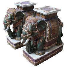 pair of chinese porcelain elephant
