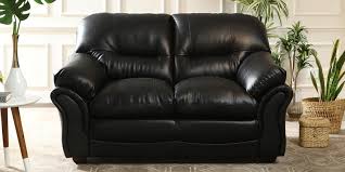 adalia leatherette 2 seater sofa in