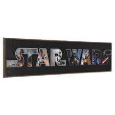 star wars characters wood wall decor