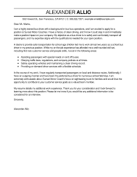 Best Bus Driver Cover Letter Examples Livecareer