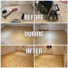 pine floorboards refurbishment
