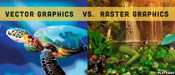vector graphics and raster graphics