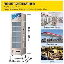 Vevor Commercial Refrigerator Capacity