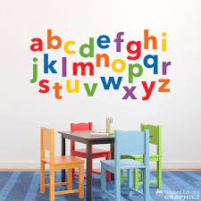 Alphabet Decal Lowercase Letter Wall